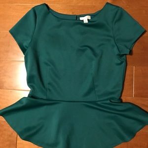 Green dress top